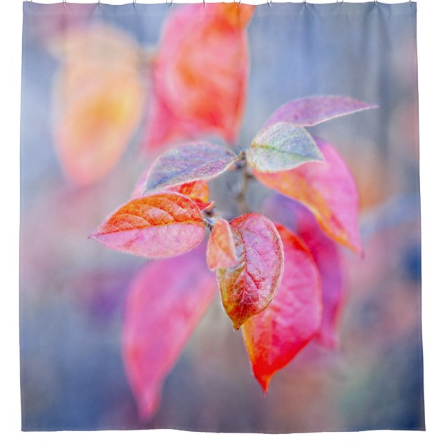 Cortina De Ducha Impresionantes hojas de montaña rusa (Anverso)