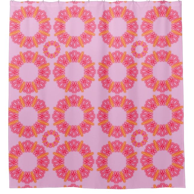 Cortina De Ducha Impresiones Kaleidoscope (Anverso)