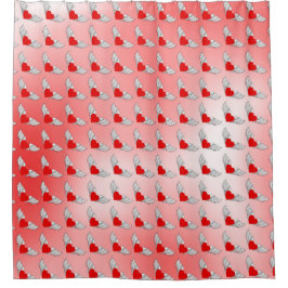 Cortina De Ducha Inclinación del corazón volador