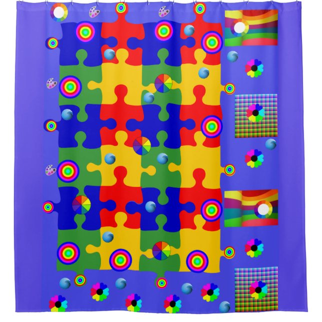 Cortina de ducha infantil (Anverso)