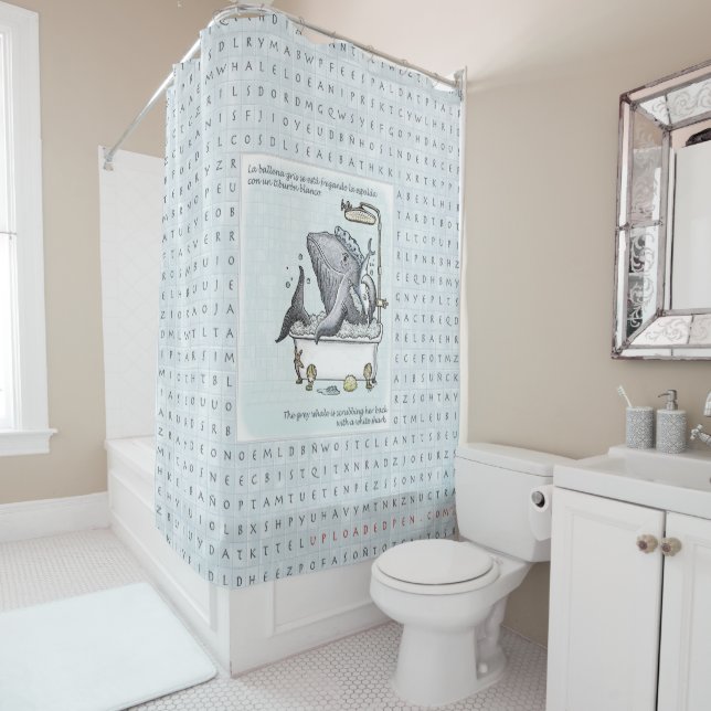 Cortina de ducha inglesa/española - (In situ)