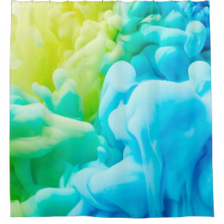 Cortina De Ducha Ink drop in water backgroundabstract,background,dr