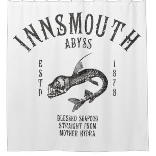 Cortina De Ducha Innsmouth Seafood Pescado Profundo Viperfish