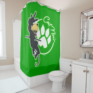 Cortina De Ducha Insignia Cat Noir