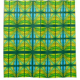 Cortina De Ducha Inspiraciones del desierto verde