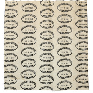 Cortina De Ducha Institución Smithsonian con sello de biblioteca, 1