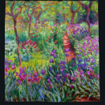 Cortina De Ducha Iris Garden Claude Monet Bella Artes<br><div class="desc">El Iris Garden de Giverny fue pintado por el pintor francés impresionista Claude Monet en 1900,  mostrando su jardín de flores de iris en Giverny,  Francia.</div>