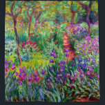 Cortina De Ducha Iris Garden Claude Monet Bella Artes<br><div class="desc">El Iris Garden de Giverny fue pintado por el pintor francés impresionista Claude Monet en 1900,  mostrando su jardín de flores de iris en Giverny,  Francia.</div>