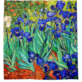 Cortina De Ducha Irises de Vincent Van Gogh