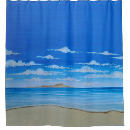 Cortina De Ducha Isla Tropical