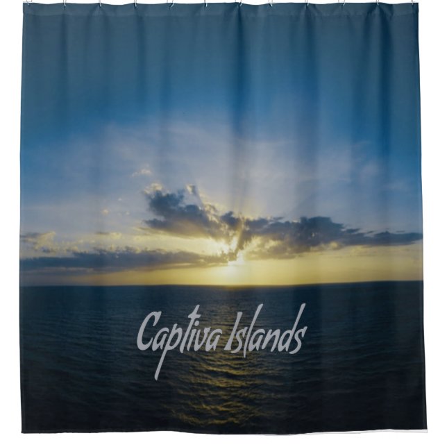 Cortina De Ducha Islas Captiva Florida (Anverso)