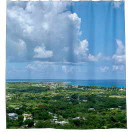 Cortina De Ducha Islas Vírgenes St. Croix Sandy Point USVI Tropical