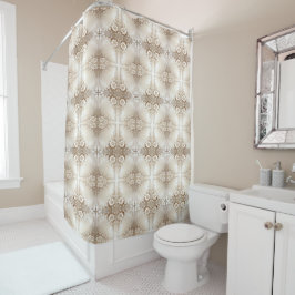 Cortina De Ducha Ivory Flowers Shower Curtain