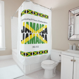 Cortina De Ducha JAMAICA Patriótica JAMAICA