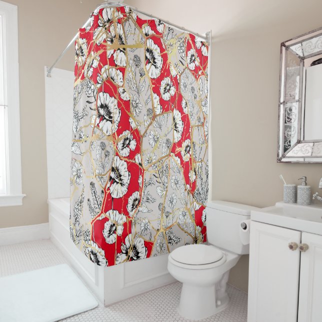 Cortina De Ducha Japonés Kintî. (In situ)