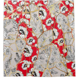 Cortina De Ducha Japonés Kintî.