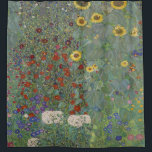Cortina De Ducha Jardín de granja con girasoles por Gustav Klimt<br><div class="desc">Transforme su cuarto de baño en una obra de arte con nuestro impresionante Jardín de Granjas con cortina de ducha de girasoles, con la icónica pintura de Gustav Klimt. Los colores vivos y los detalles intrincados de esta obra maestra le darán un toque de sofisticación y belleza a su rutina...</div>