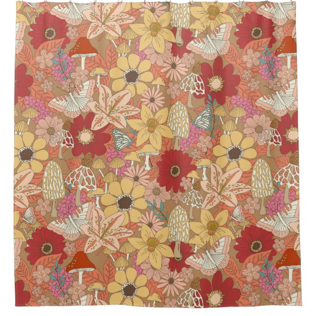 Cortina De Ducha Jardín forestal (Anverso)