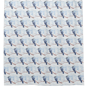Cortina De Ducha Jay azul