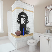 Jersey personalizado del fútbol del negro y de los