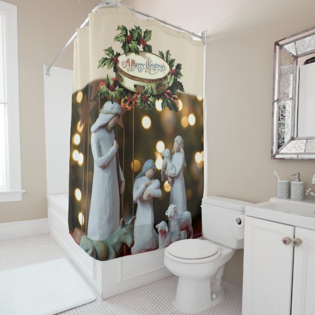 Cortina de ducha Jesús (In situ)