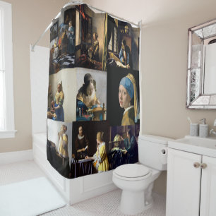 Cortina De Ducha Johannes Vermeer - Masterpieces Patchwork