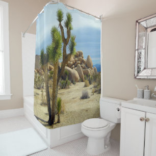 Cortina De Ducha Joshua Tree, paisaje del desierto