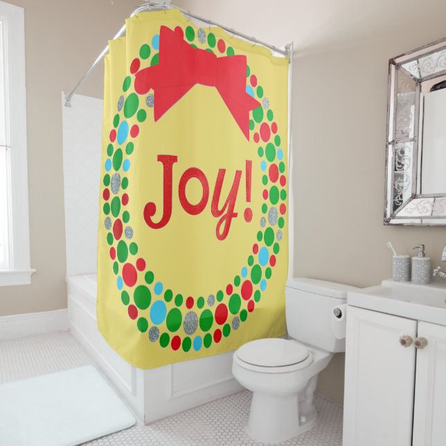 Cortina De Ducha Joy Wreath (In situ)