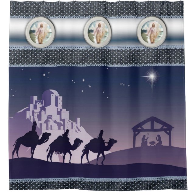 Cortina de ducha Jseus (Anverso)