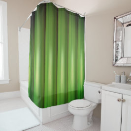 Cortina De Ducha Juego de bambú verde