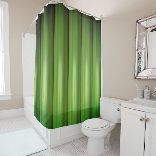 Cortina De Ducha Juego de bambú verde (In situ)