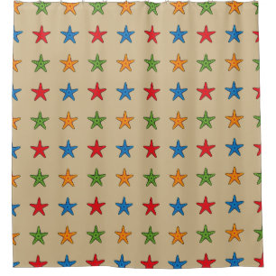 Cortina De Ducha Juego de Starfish Personalizado de color