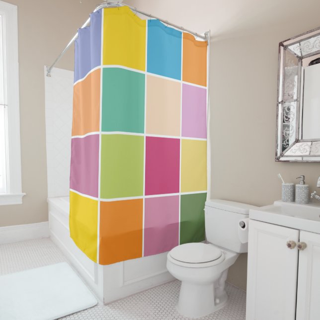 Cortina De Ducha Jugadores de primavera lúgubres (In situ)