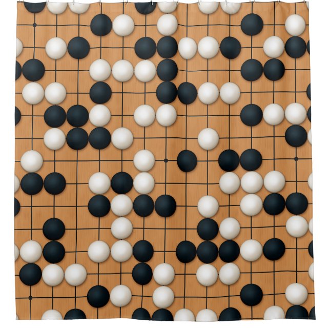 Cortina De Ducha Jugar a Go (Anverso)