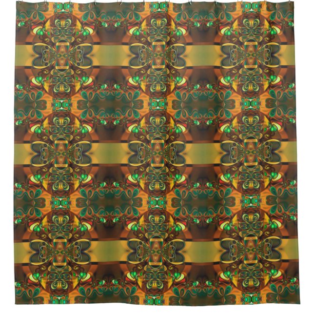 Cortina De Ducha Kaleidoscope Mosaic VI + tus ideas (Anverso)