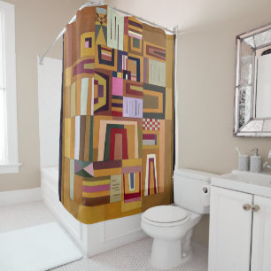 Cortina De Ducha Kandinsky - Rosa de compensación