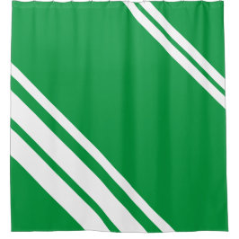 Cortina De Ducha Kelly Green : Líneas modernas en blanco