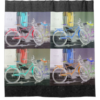 Cortina De Ducha Key West monta en bicicleta