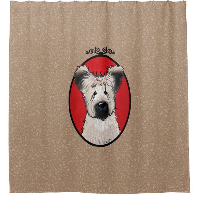 Cortina De Ducha KiniArt Briard (Anverso)