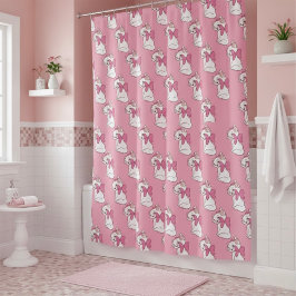 Cortina De Ducha Kitty Shower Curtain