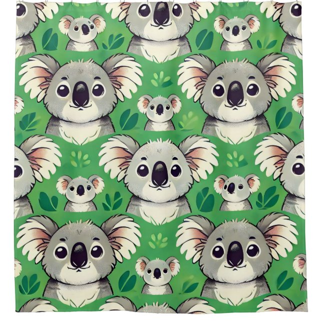 Cortina de ducha Koala (Anverso)