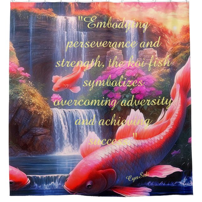 Cortina De Ducha Koi (Anverso)