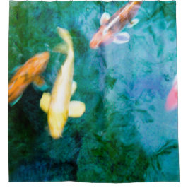 Cortina De Ducha Koi Fish