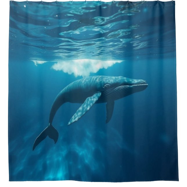 Cortina De Ducha „König der Ozeane – Die stille Macht des Wals“ (Anverso)
