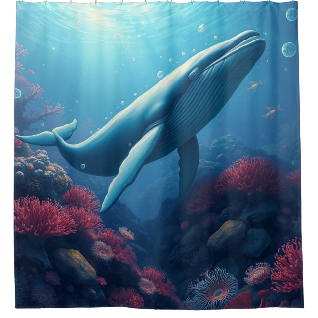 Cortina De Ducha „König der Ozeane – Die stille Macht des Wals“ (Anverso)
