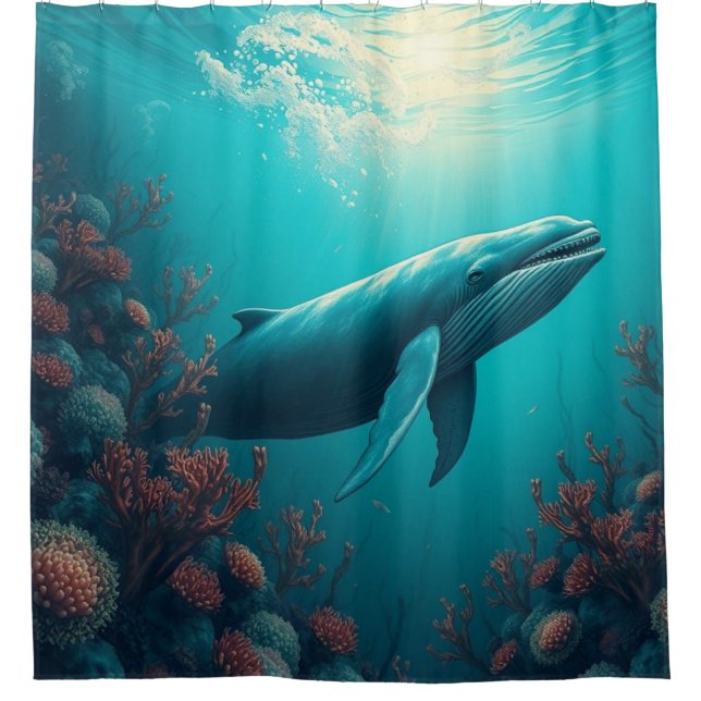 Cortina De Ducha „König der Ozeane – Die stille Macht des Wals“ (Anverso)