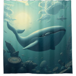 Cortina De Ducha „König der Ozeane – Die stille Macht des Wals“