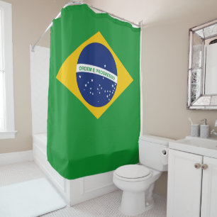Cortina De Ducha La bandera del Brasil Bandeira hace el Brasil