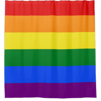 Cortina De Ducha La bandera del orgullo arco iris