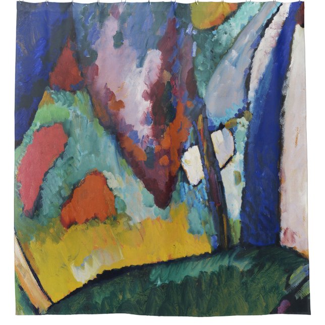 Cortina De Ducha La cascada - Wassily Kandinsky (Anverso)